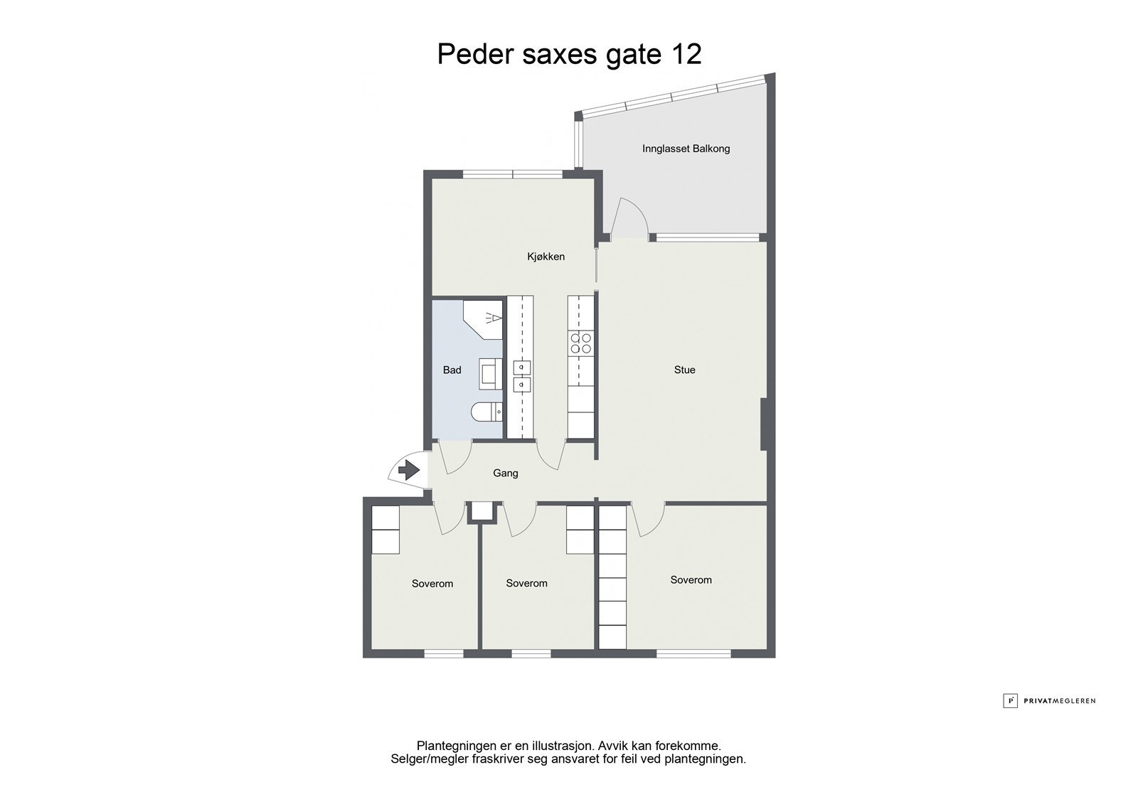 Plantegning Galleribilde