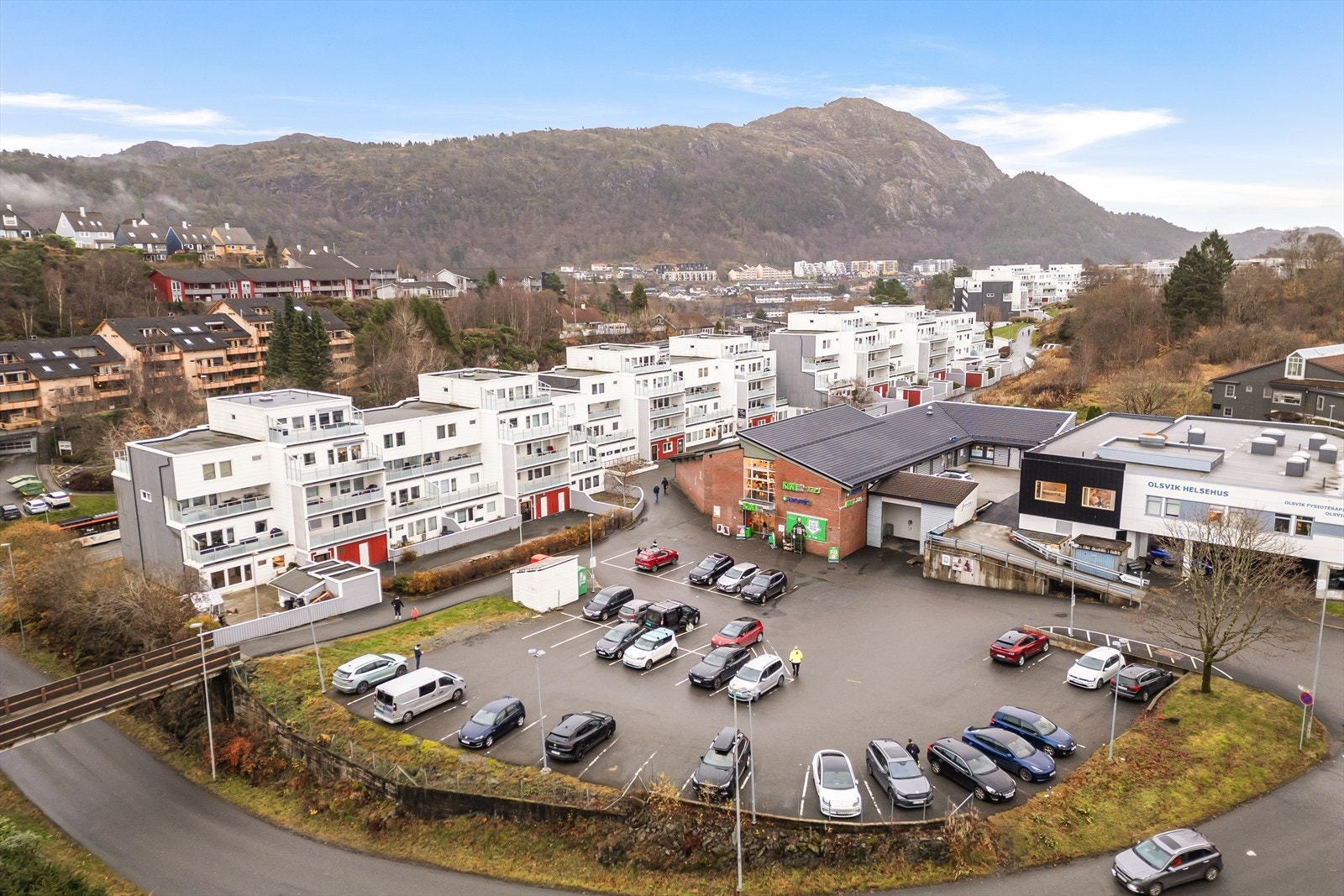 Her har man dagligvare som nærmeste nabo. Galleribilde