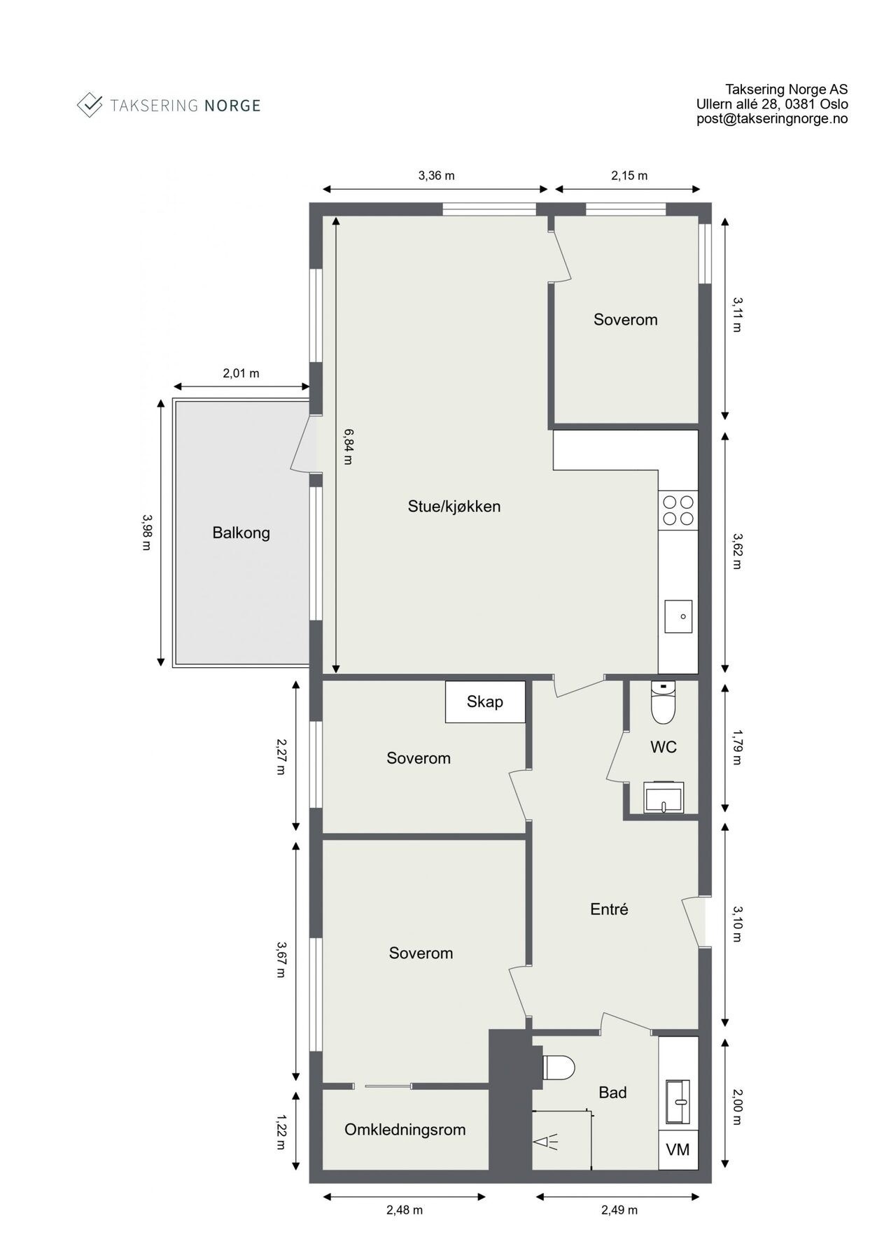 Plantegning Galleribilde