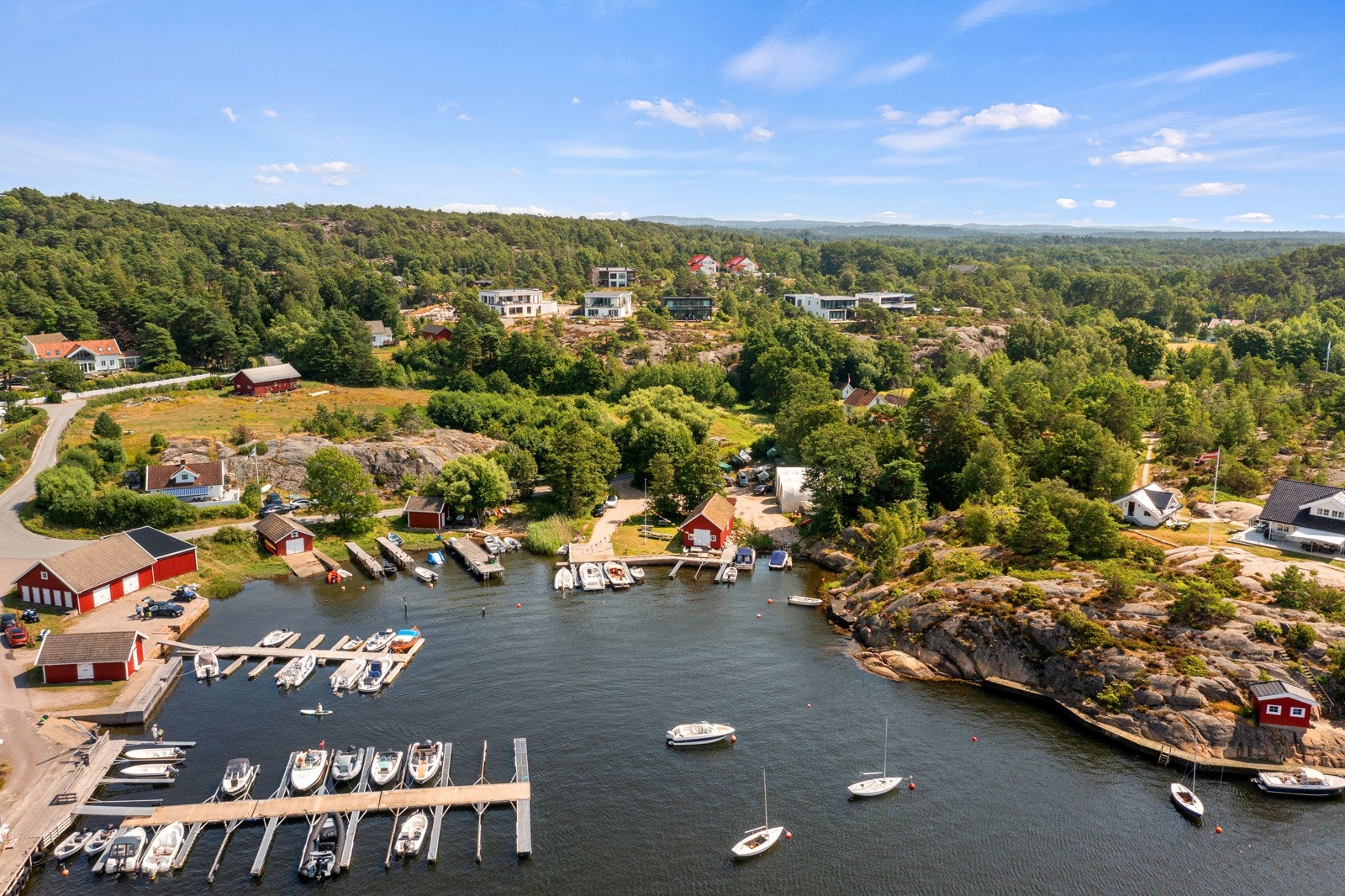 Hvaler panorama, boligtomter på toppen av Bølingshavn Galleribilde