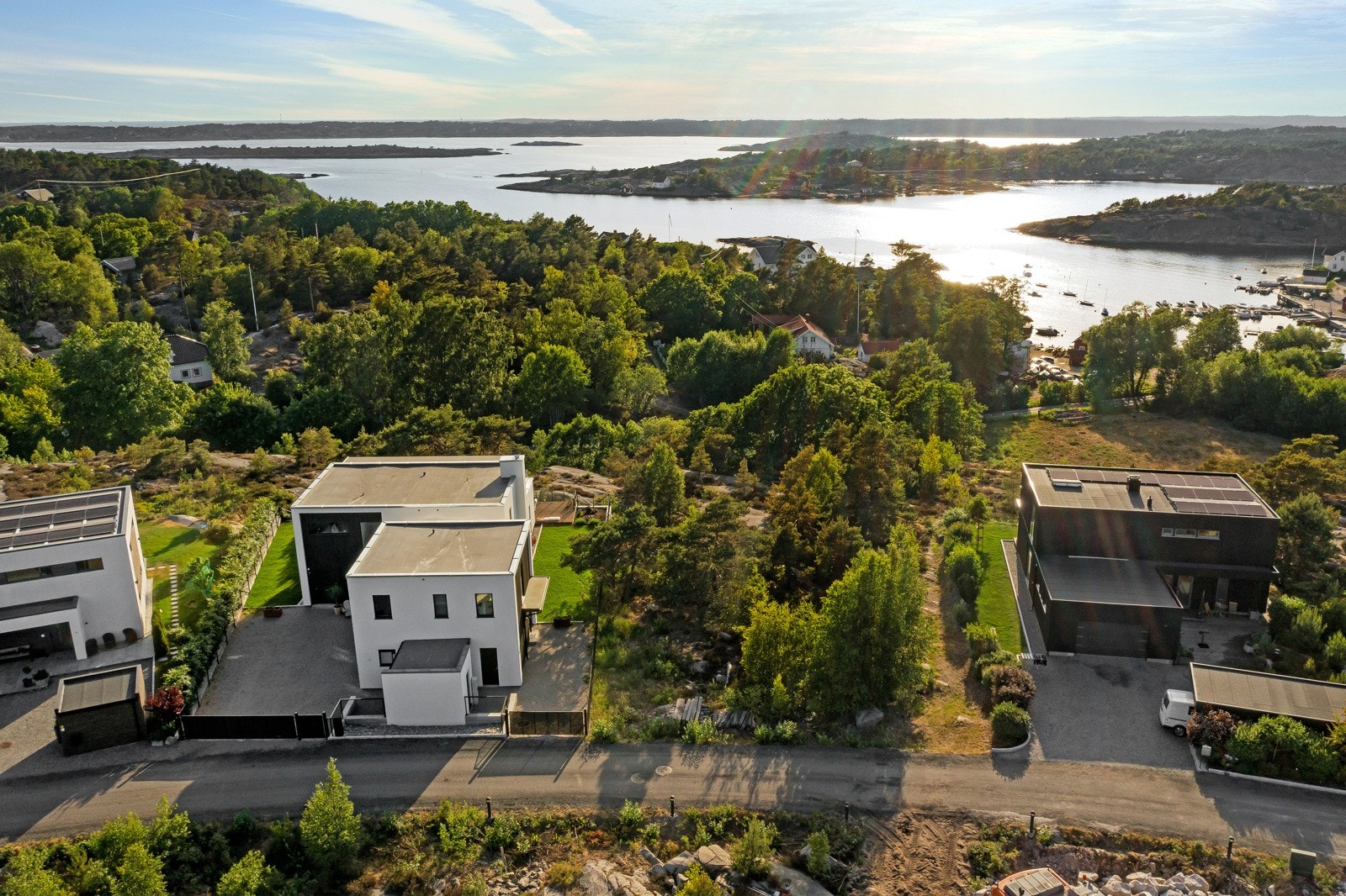 Flere av tomtene har mulighet for sjøutsikt Galleribilde