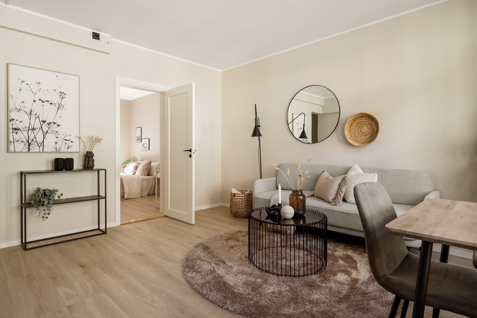 Leiligheten har 1 soverom Galleribilde