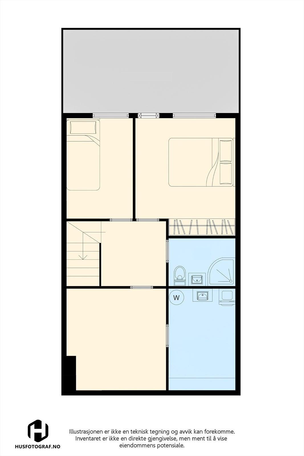 Planløsning u.etg. Galleribilde