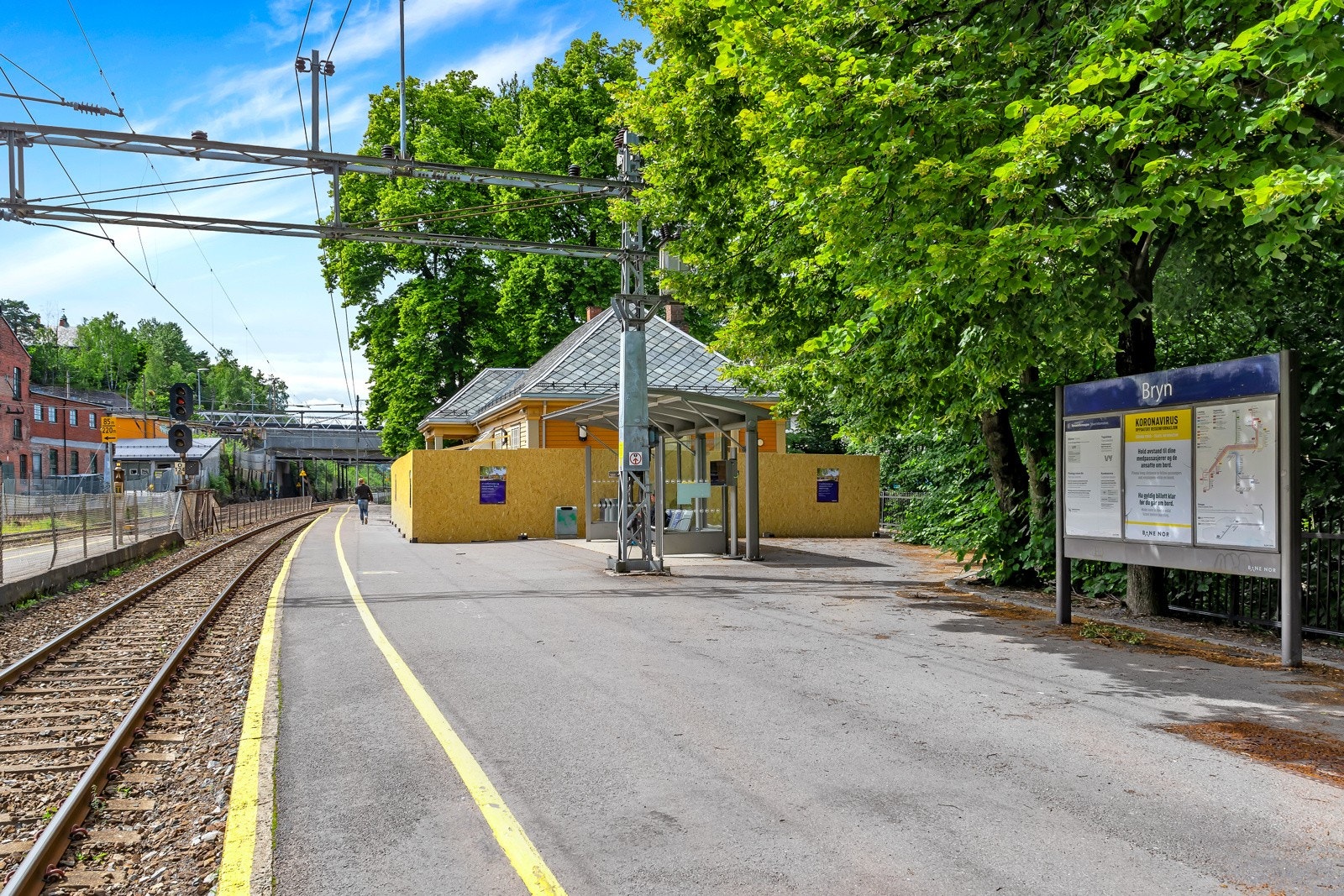 Kort vei er det også til Bryn togstasjon Galleribilde