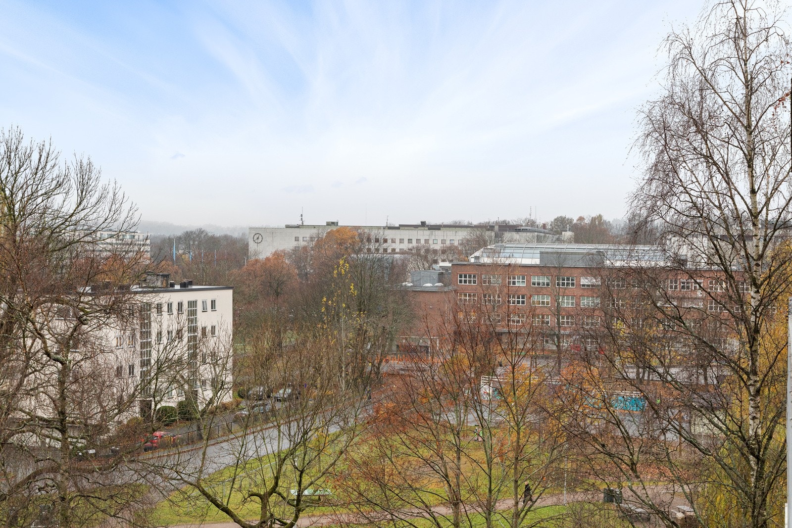 Flott utsyn fra balkongen Galleribilde