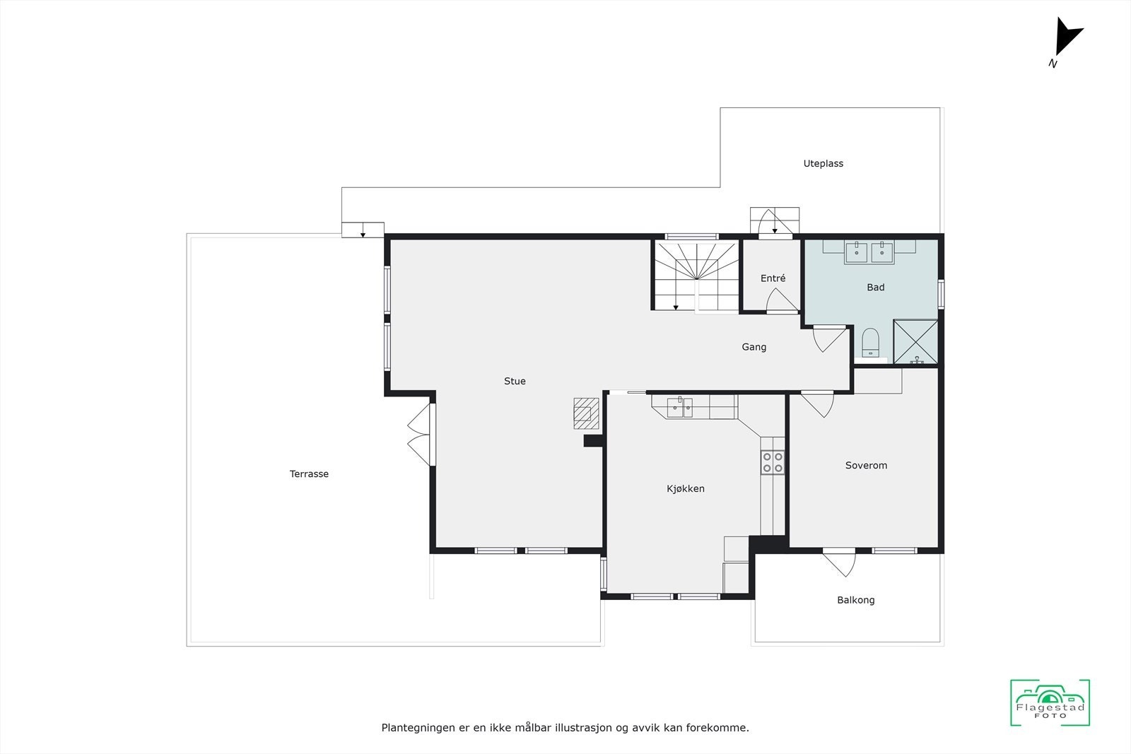 Plantegning Galleribilde