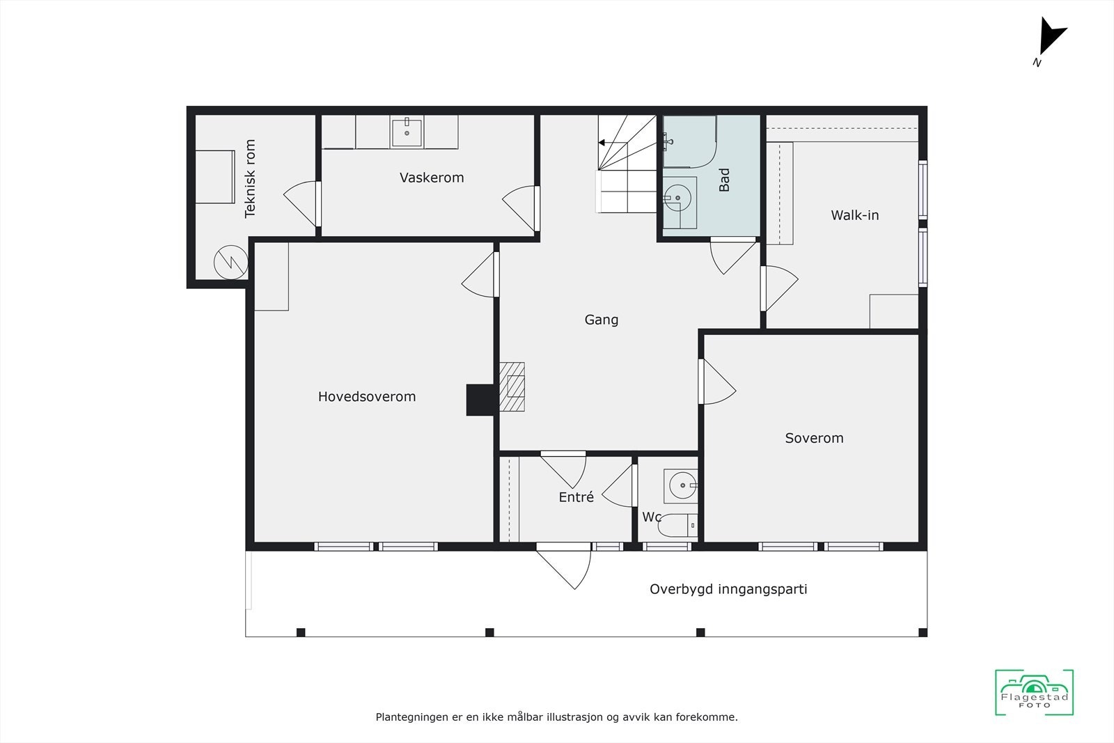 Plantegning Galleribilde
