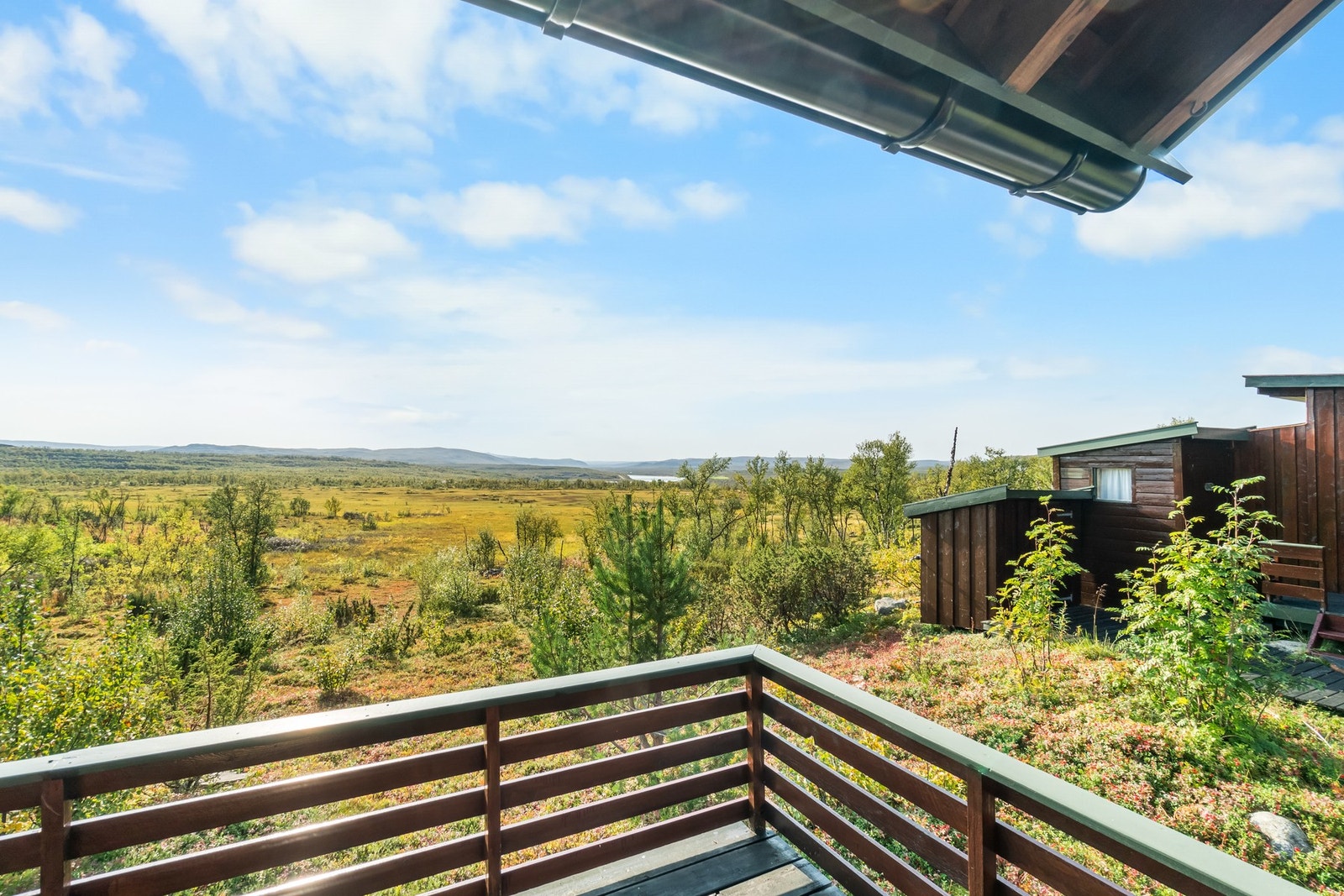 Fantastisk utsikt fra platten. Galleribilde