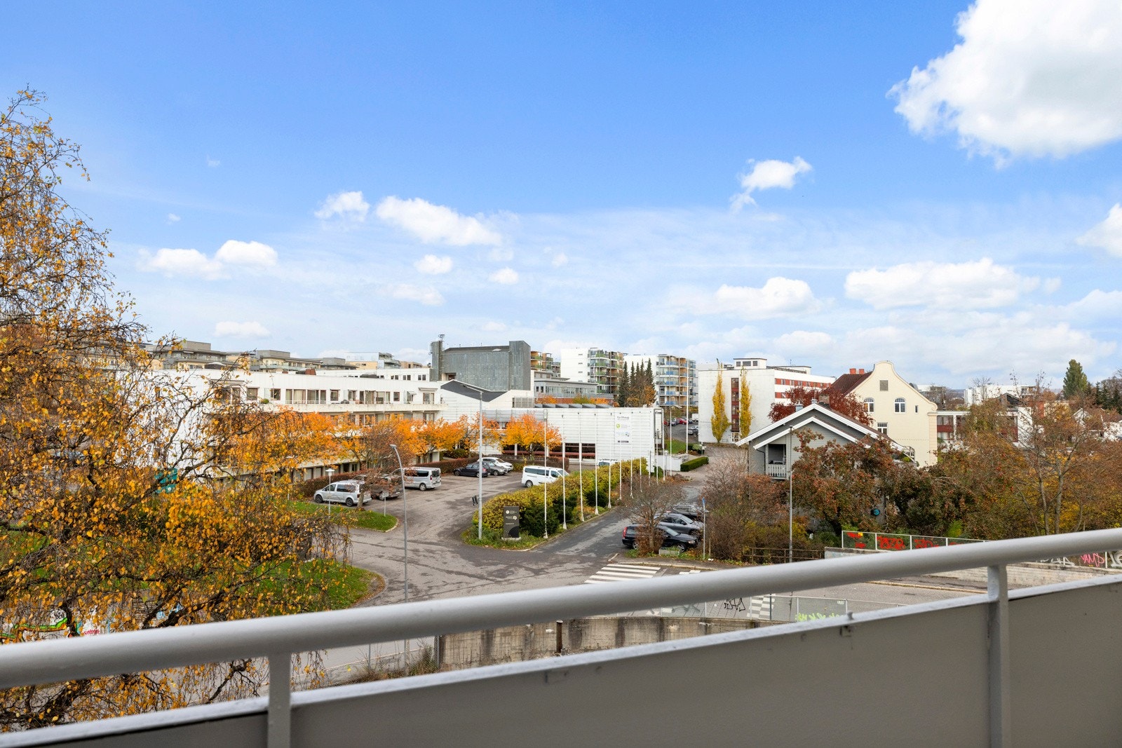 Utsikt fra balkongen. Galleribilde