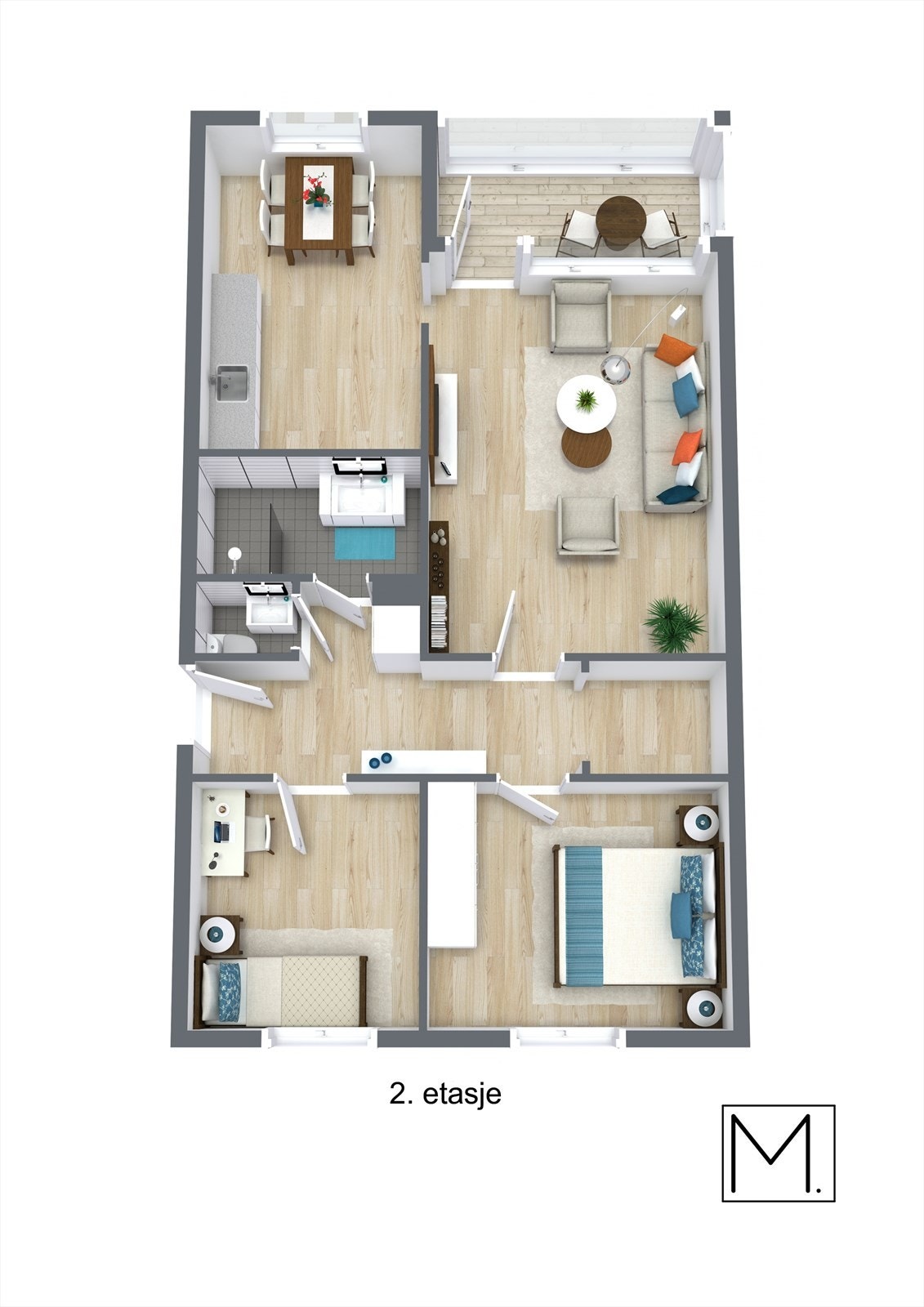 Floorplan letterhead - Vestre Vadmyra 18 - 1 Galleribilde