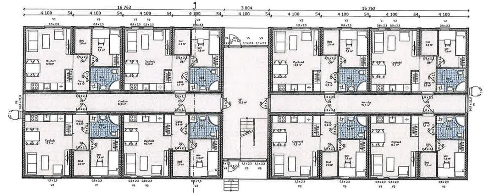 Plantegning, plan Galleribilde