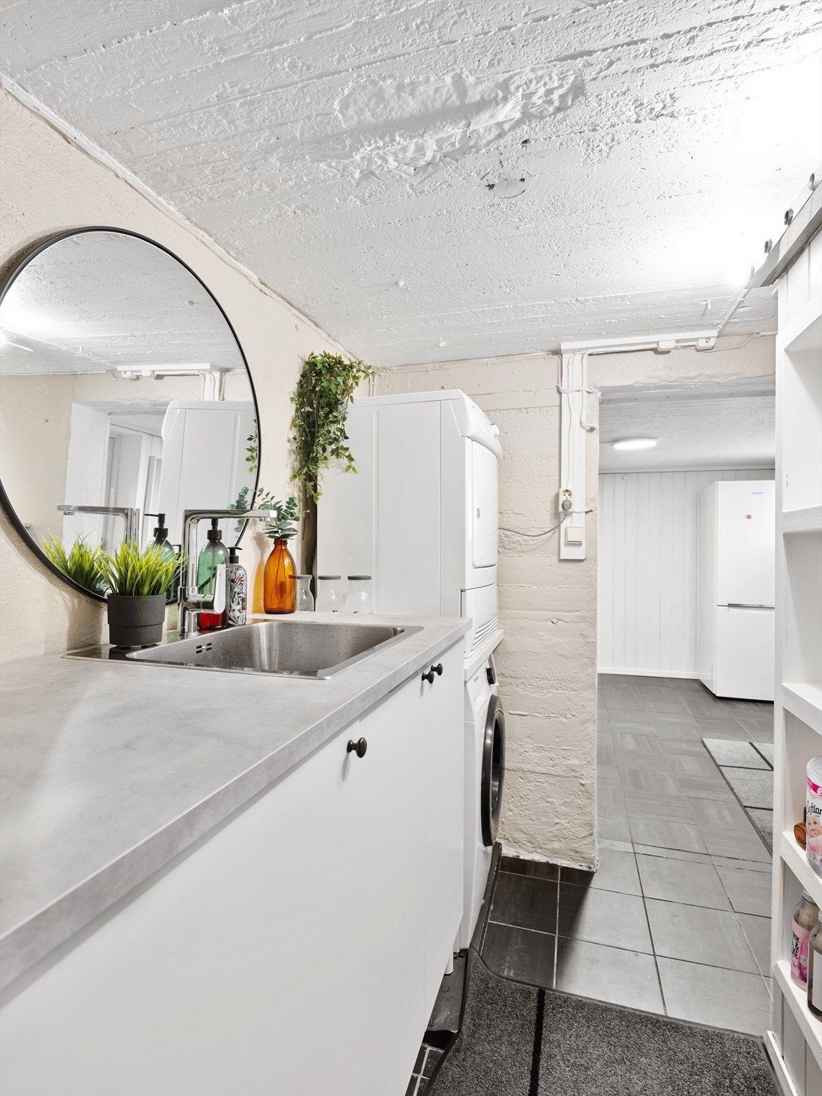 Vaskerommet ligger med enkel adkomst fra bi-inngang. Galleribilde