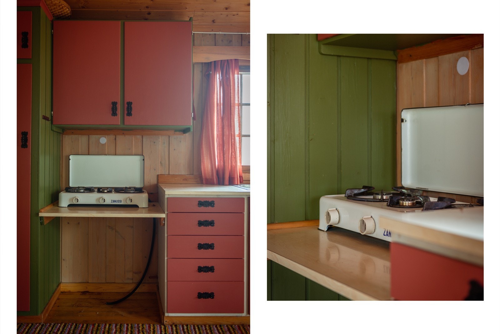 Kjøkkenet er så enkelt som du får det, men hva gjør vel det Galleribilde