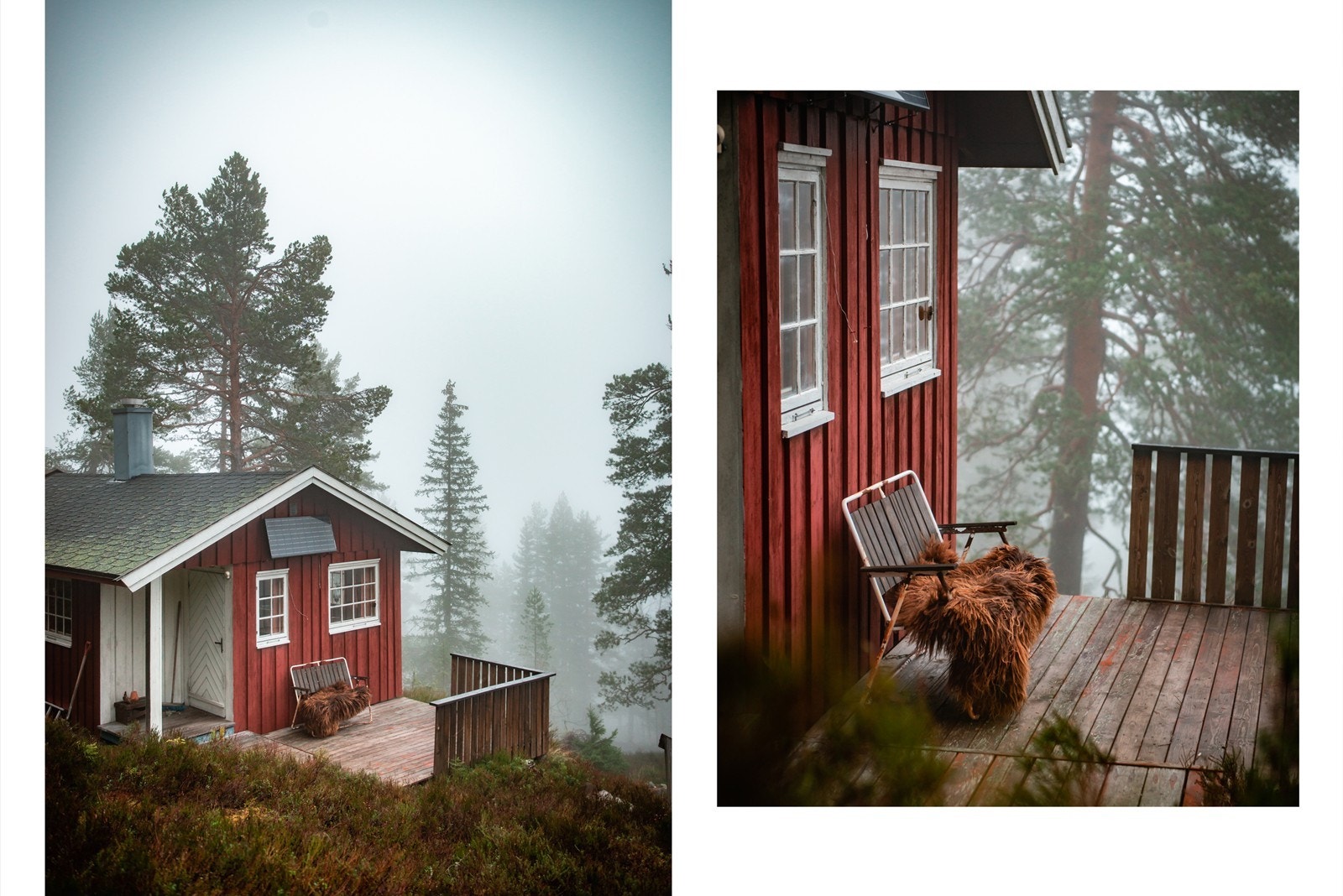 Det er en liten platting der morgenkaffen kan nytes Galleribilde