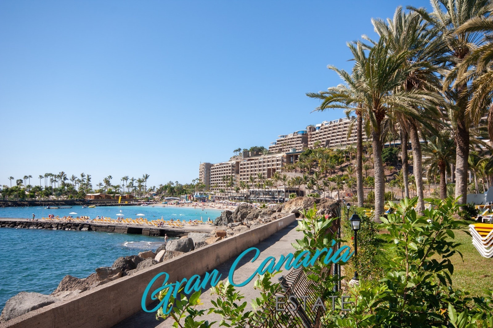 Rett ved strandpromenaden mellom Anfi og Arguineguin Galleribilde
