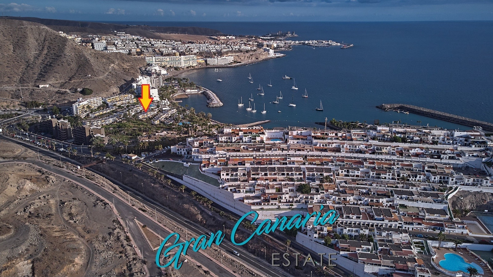 Leiligheten ligger i indrefileten av Gran Canaria, Anfibukten Galleribilde