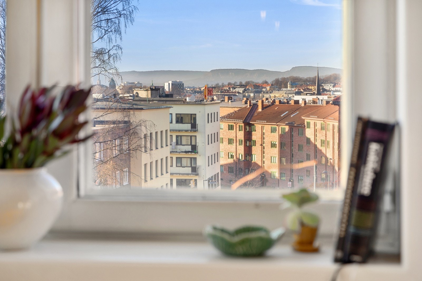 Flott utsikt fra kjøkkenet Galleribilde