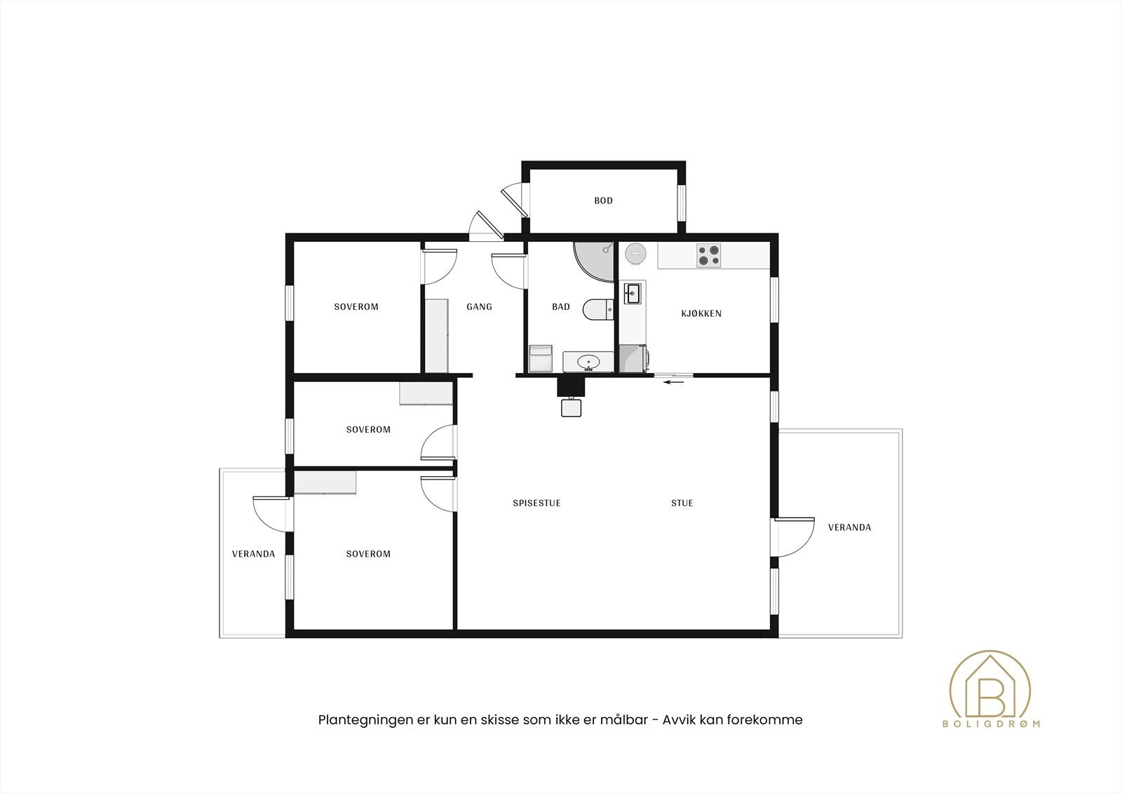 Plantegning. Galleribilde