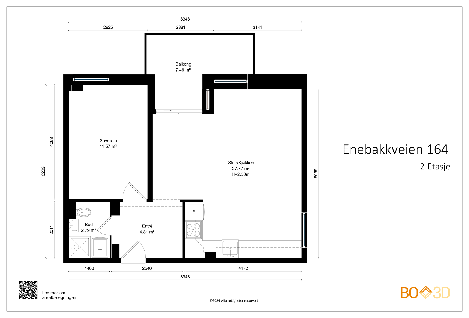 Plantegning Galleribilde