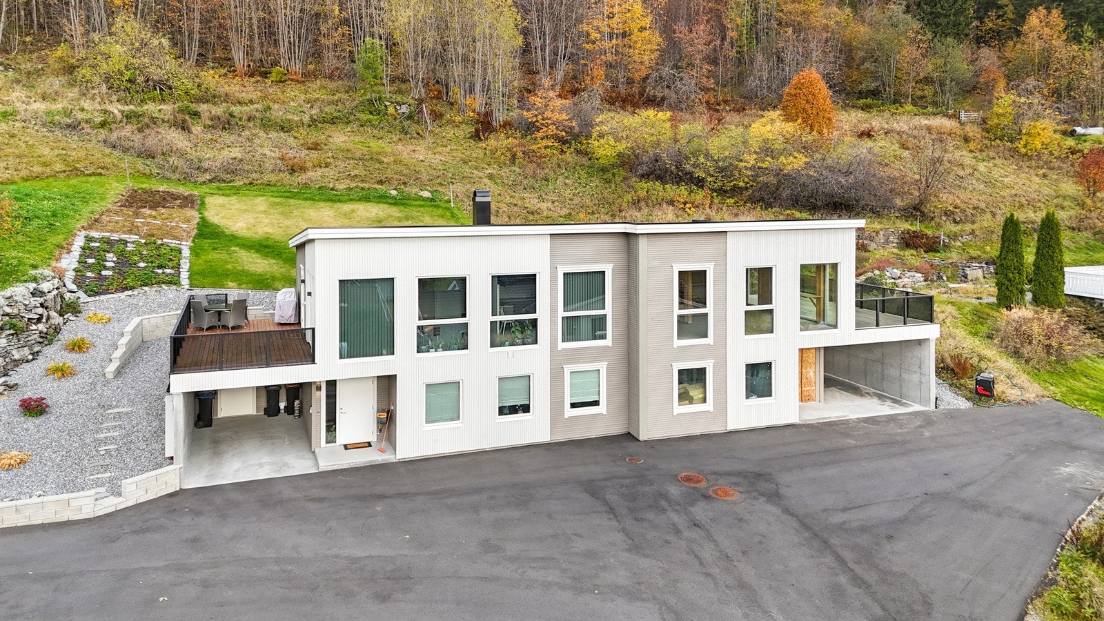 Dronebilde Galleribilde