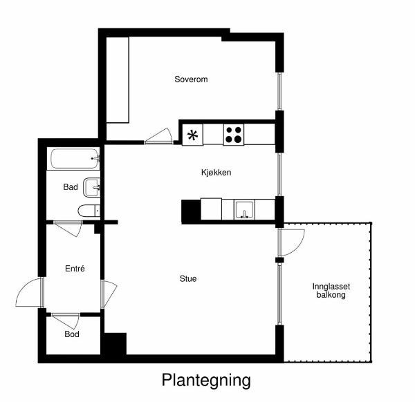 Plantegning Galleribilde