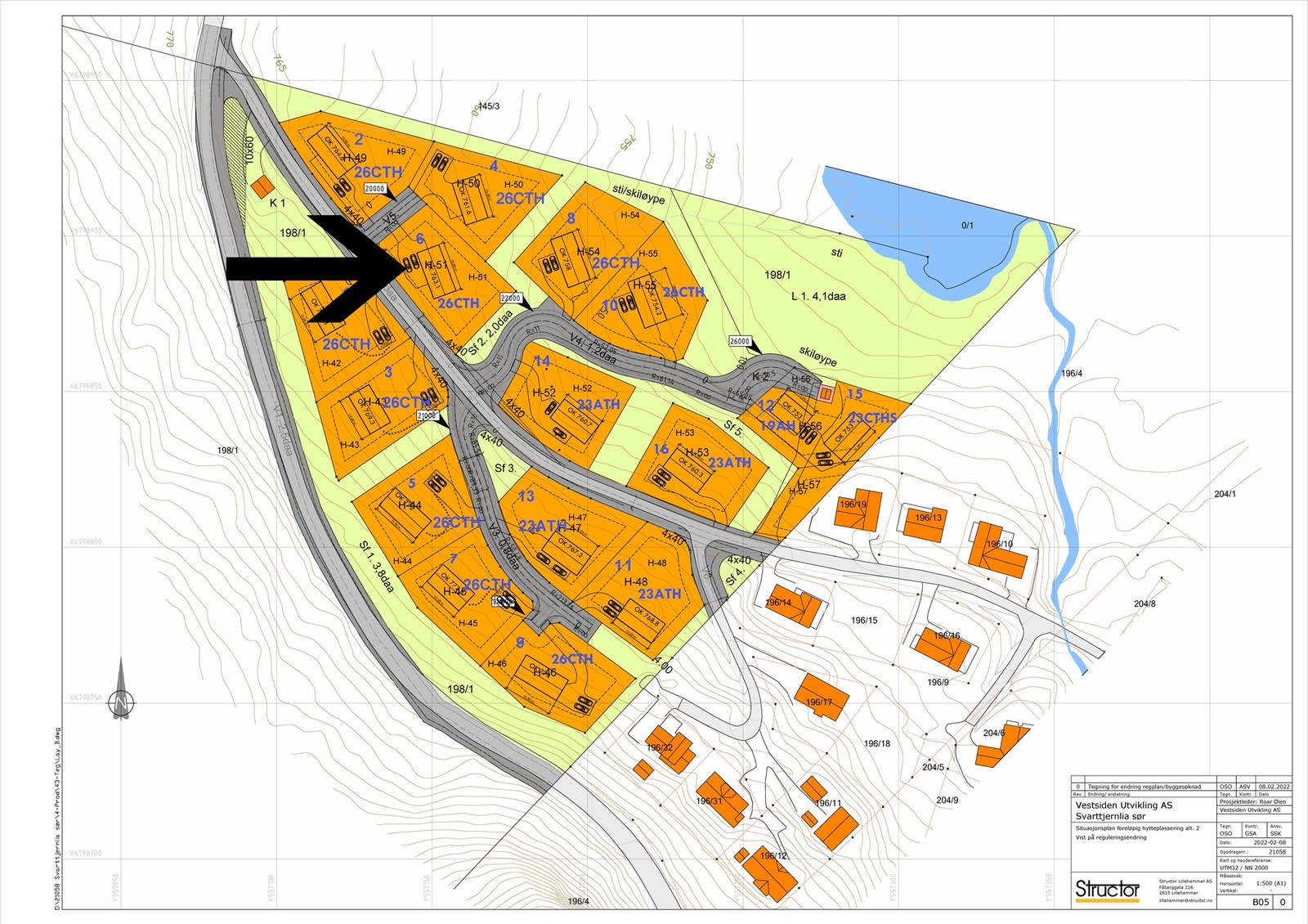 Tomt 6 markert Galleribilde