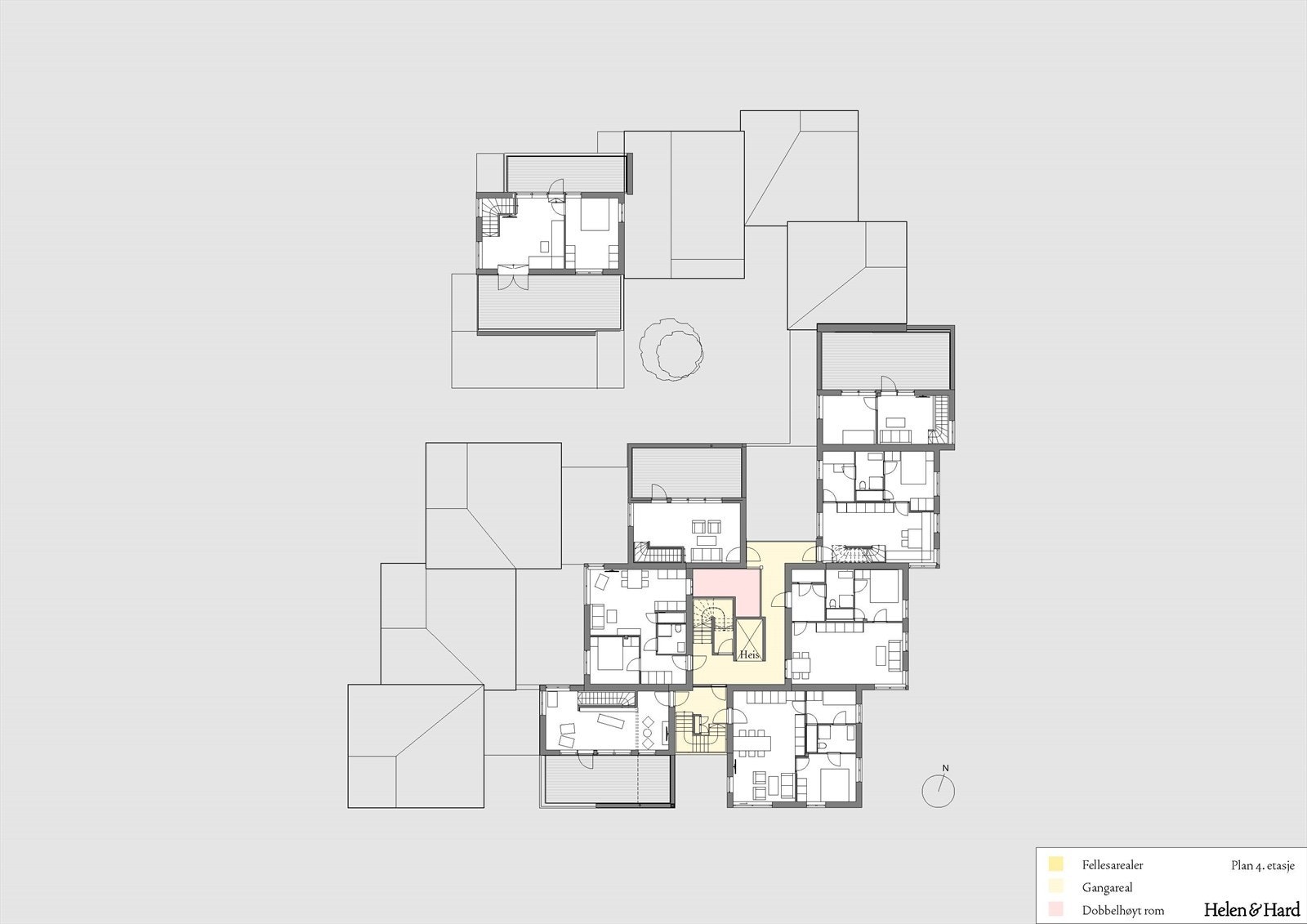 Plan 4. et. fellesarealer Galleribilde