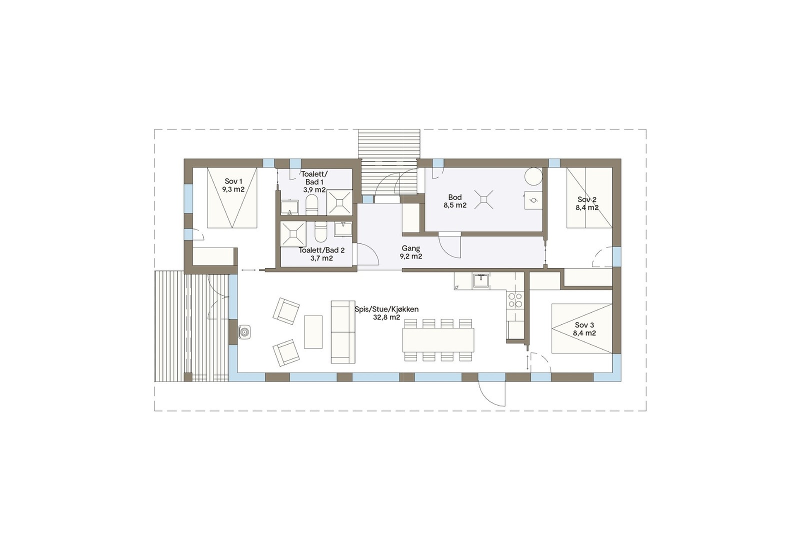 Plantegning Vy24AT Galleribilde