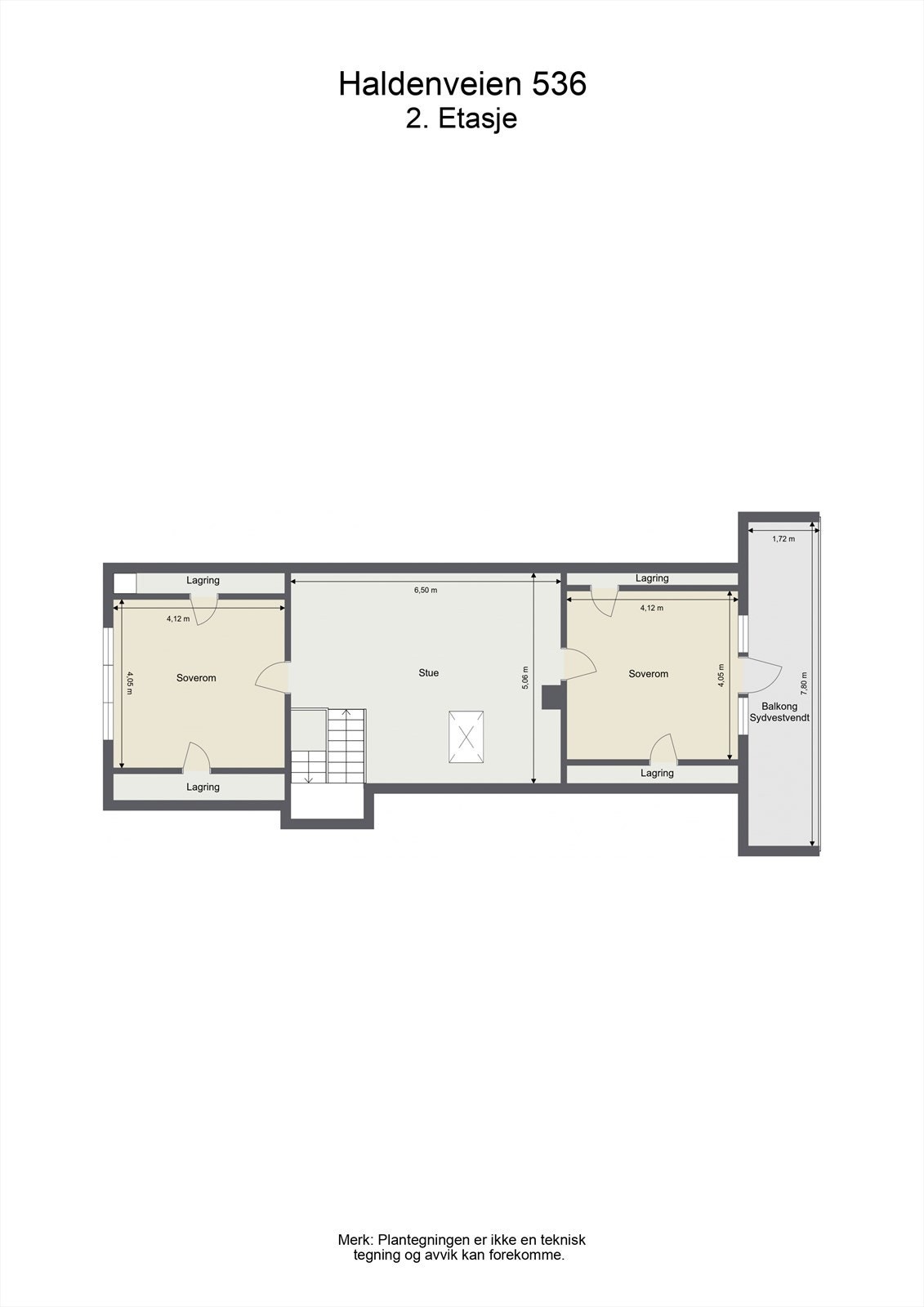 Plantegning 2.etasje Galleribilde