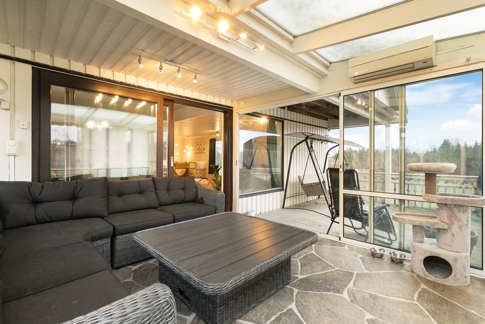 Vinterhage på 14 kvm med varmekabler i gulv Galleribilde