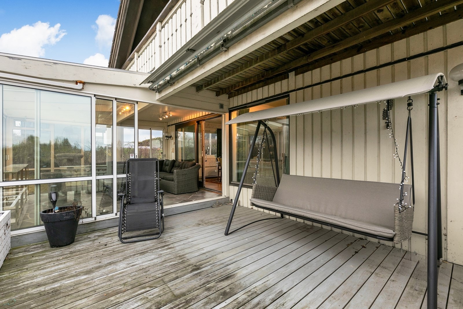 Sydvestvendt terrasse på 18kvm Galleribilde