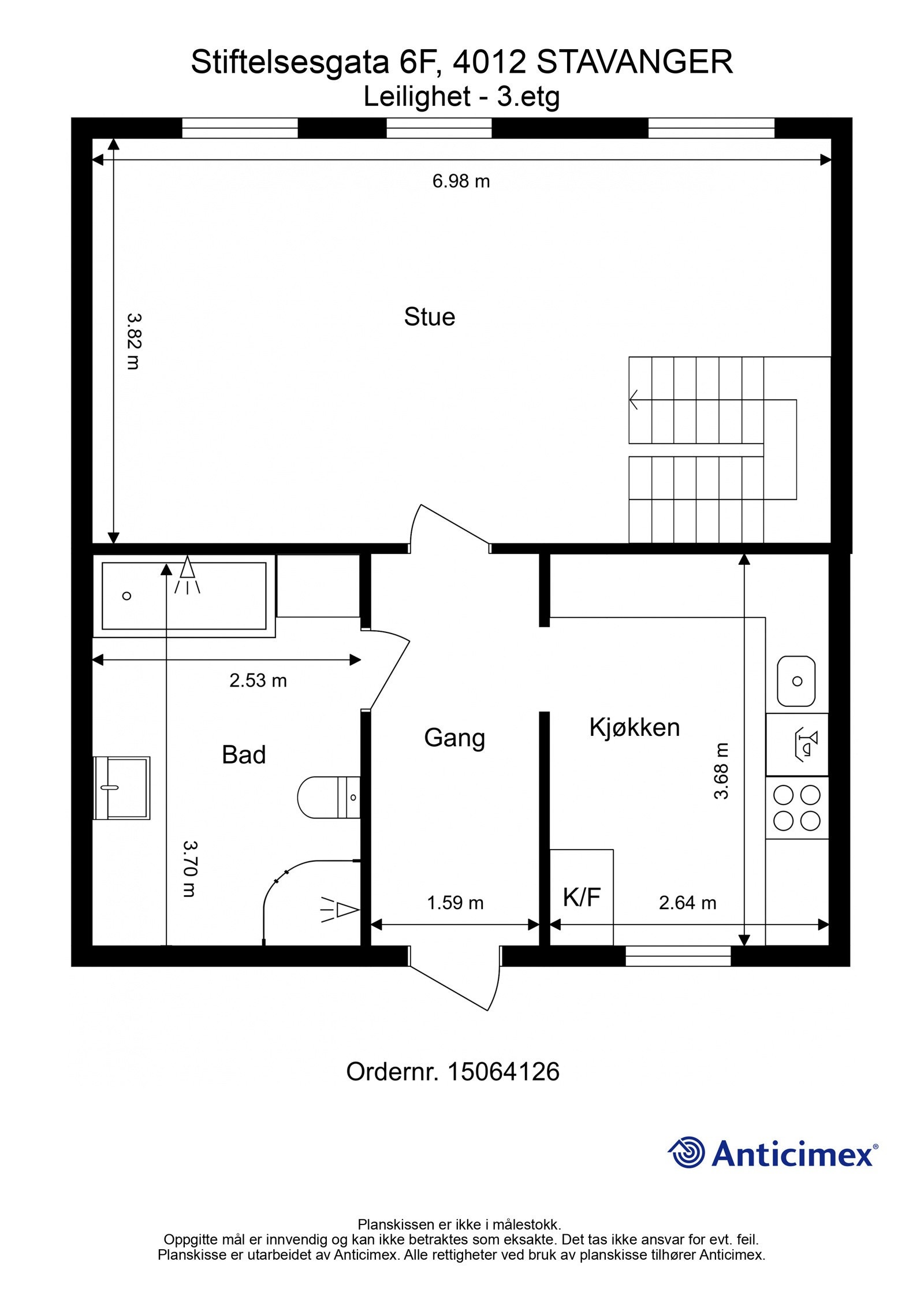 Plantegning | 3.etg Galleribilde