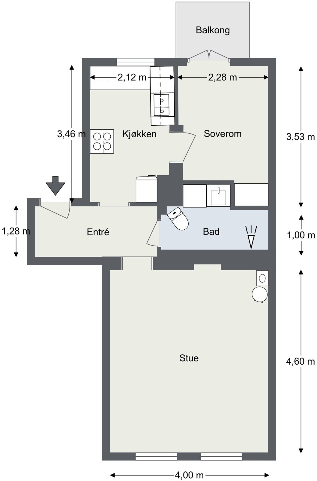 Plantegning. Galleribilde