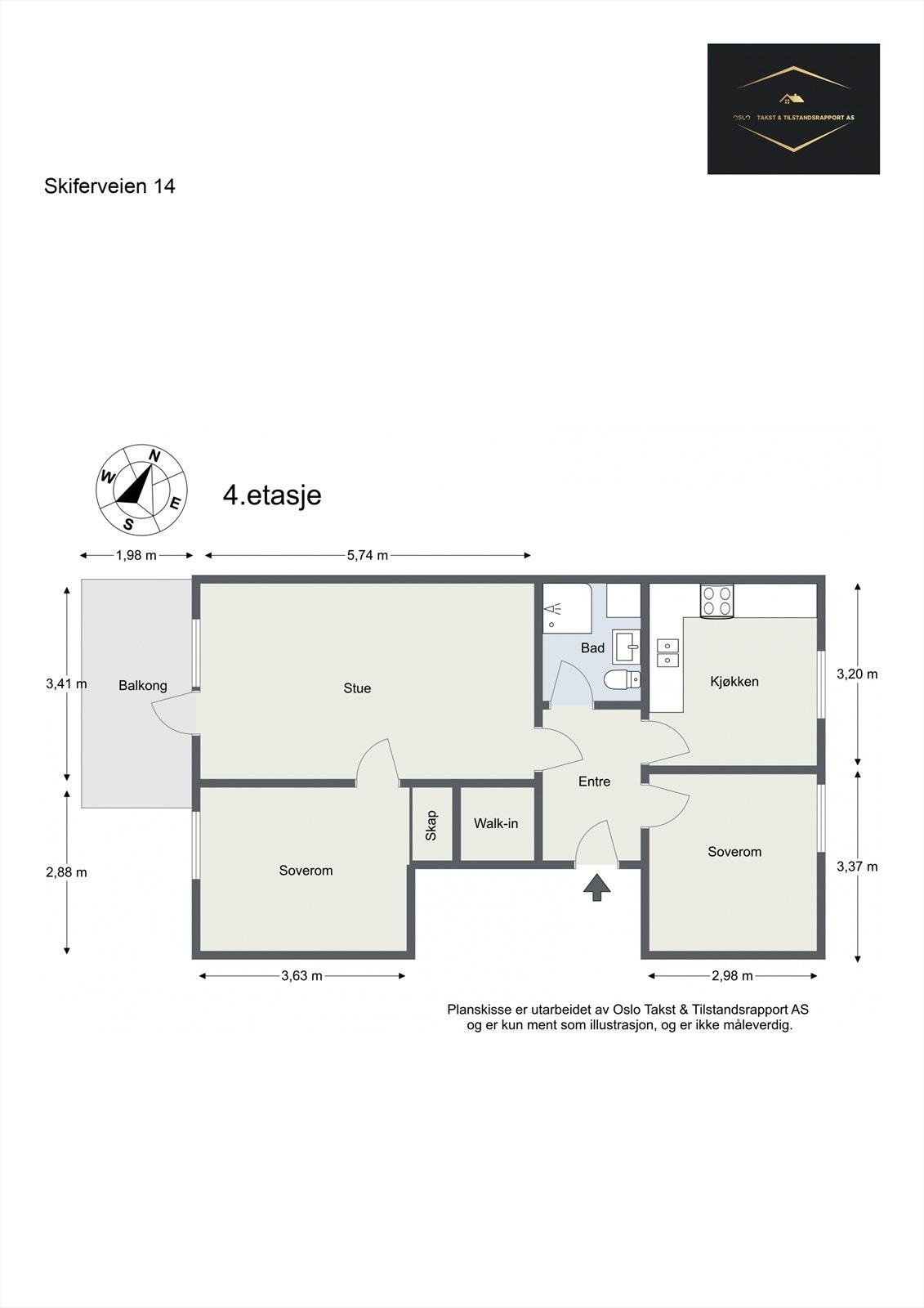 Planskisse. Galleribilde