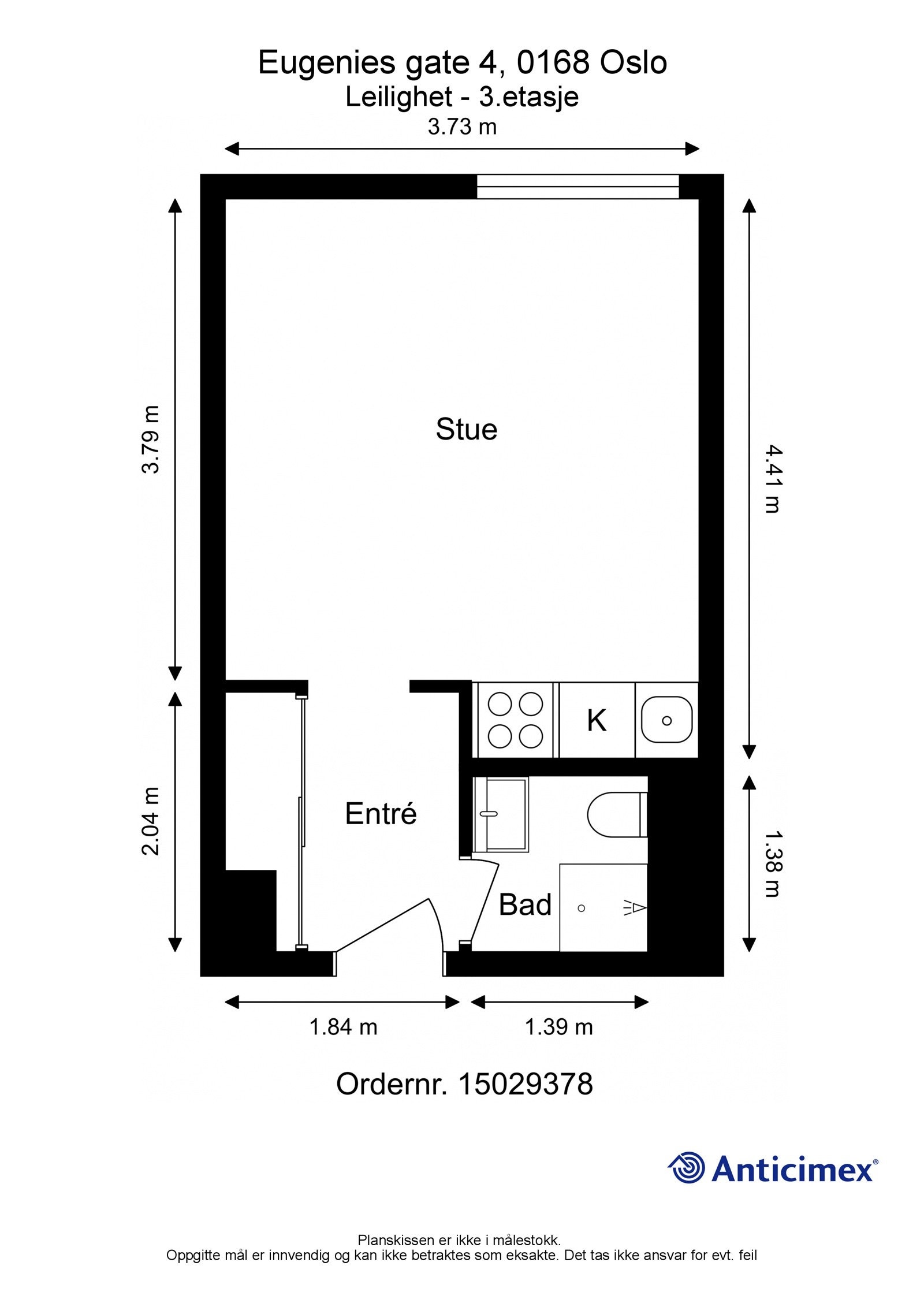 Plantegning Galleribilde