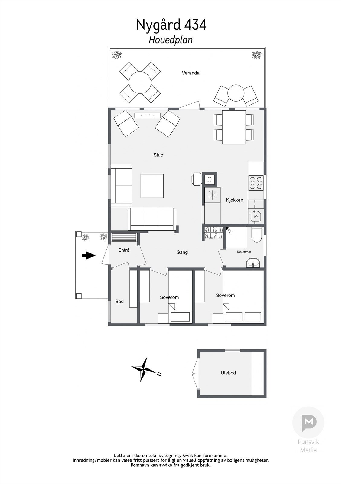 Plantegning Galleribilde