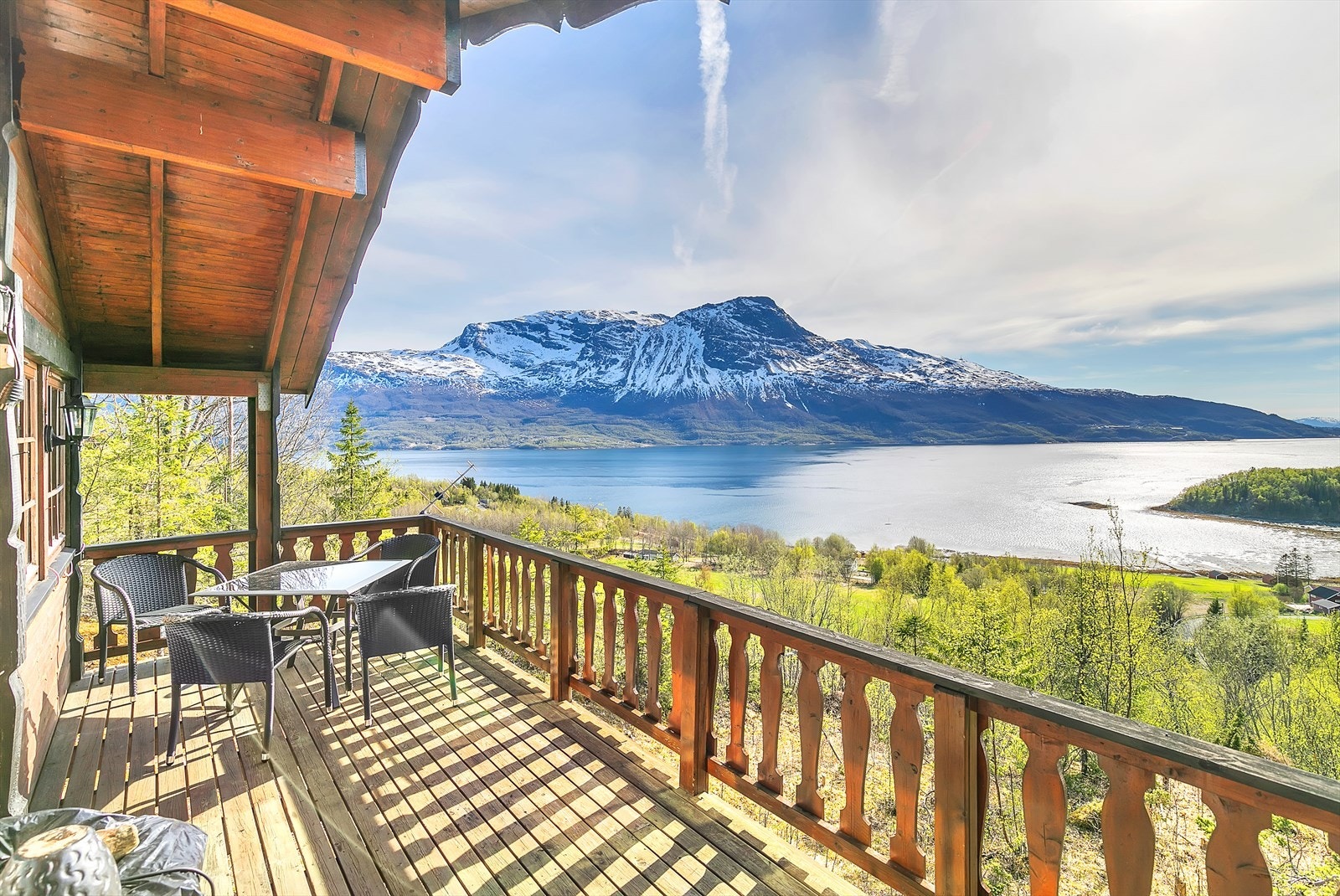 Fantastisk utsikt fra verandaen! Galleribilde