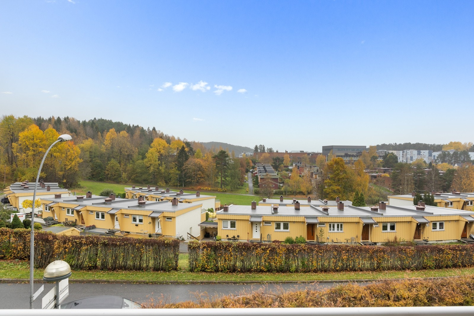 Utsikt fra balkong. Galleribilde