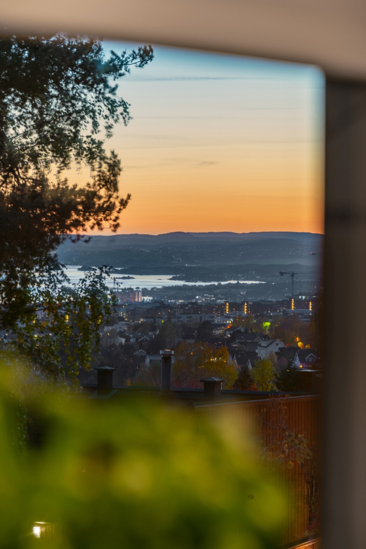 Nydelig utsyn fra stuevinduet. Galleribilde
