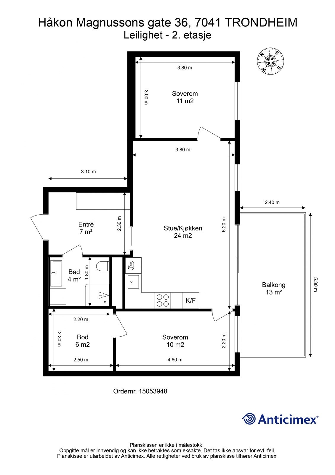 Planskisse. Galleribilde