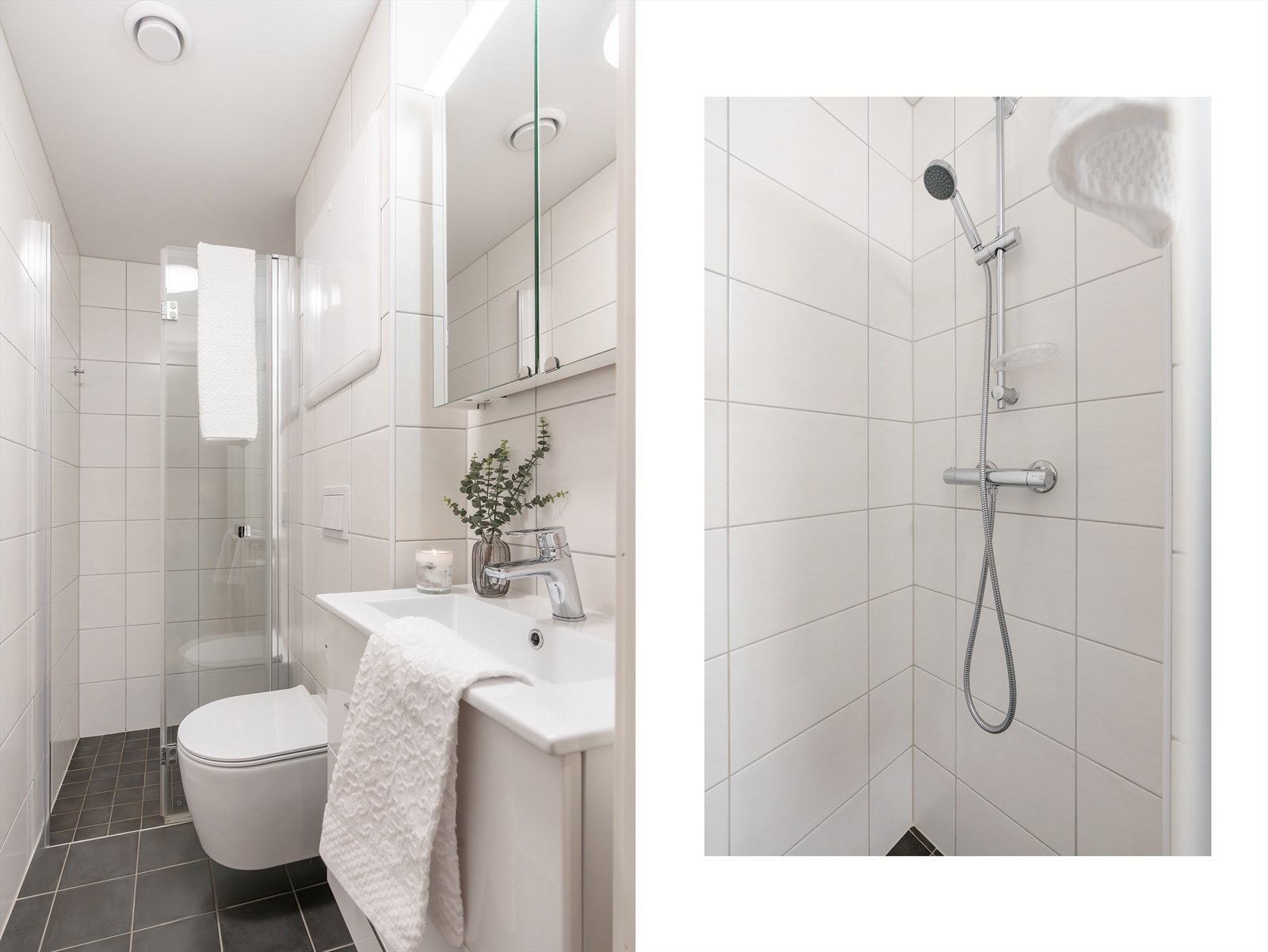 - Badet ble i 2019 renovert i regi av borettslaget - Galleribilde
