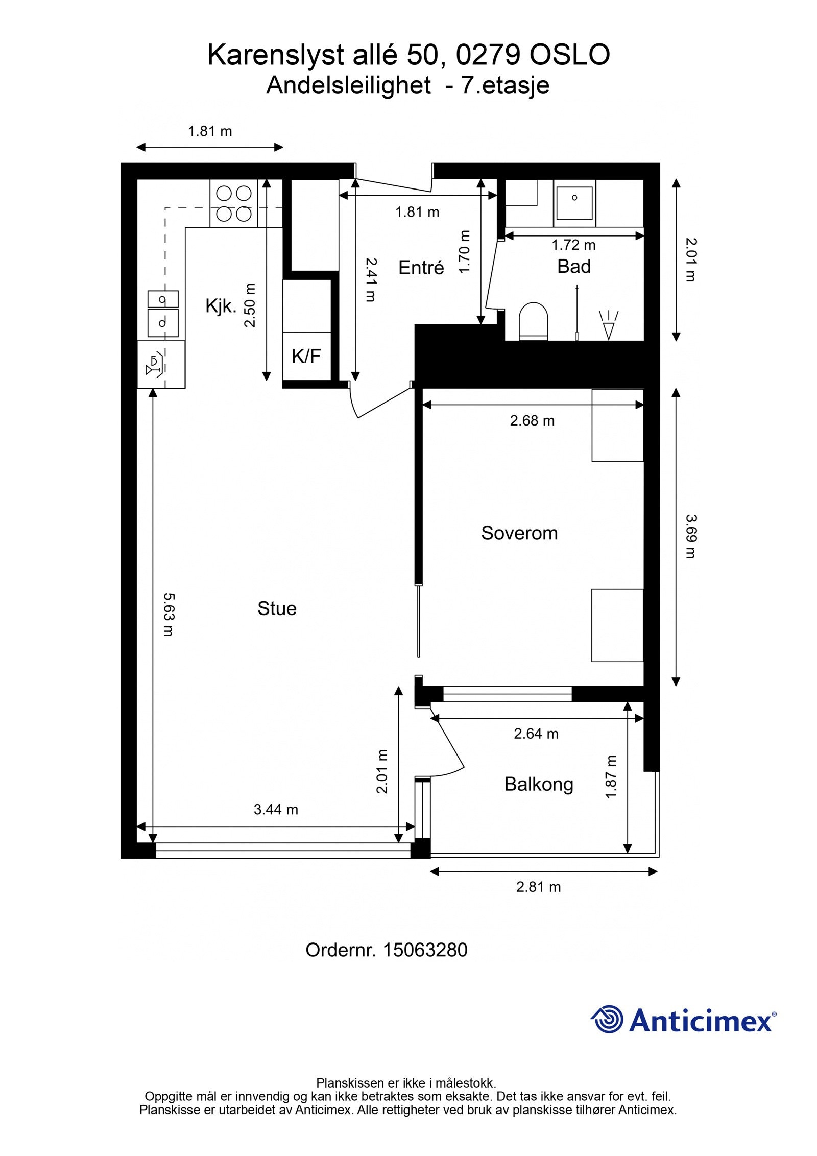 Plantegning. Galleribilde