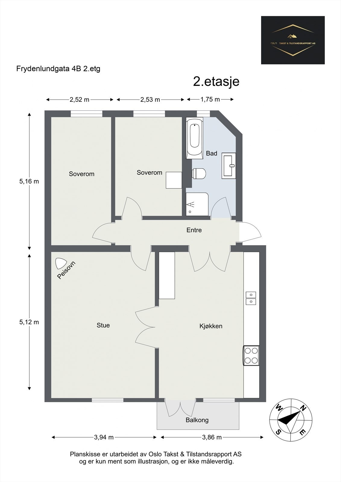 Planskisse. Galleribilde