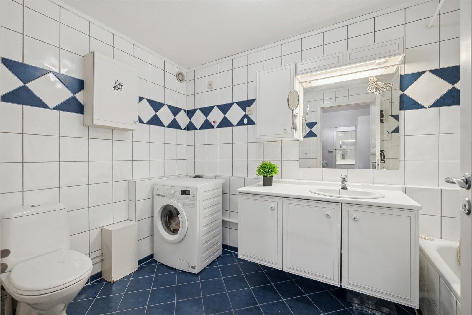 Badet er eldre, men godt ivaretatt. Galleribilde