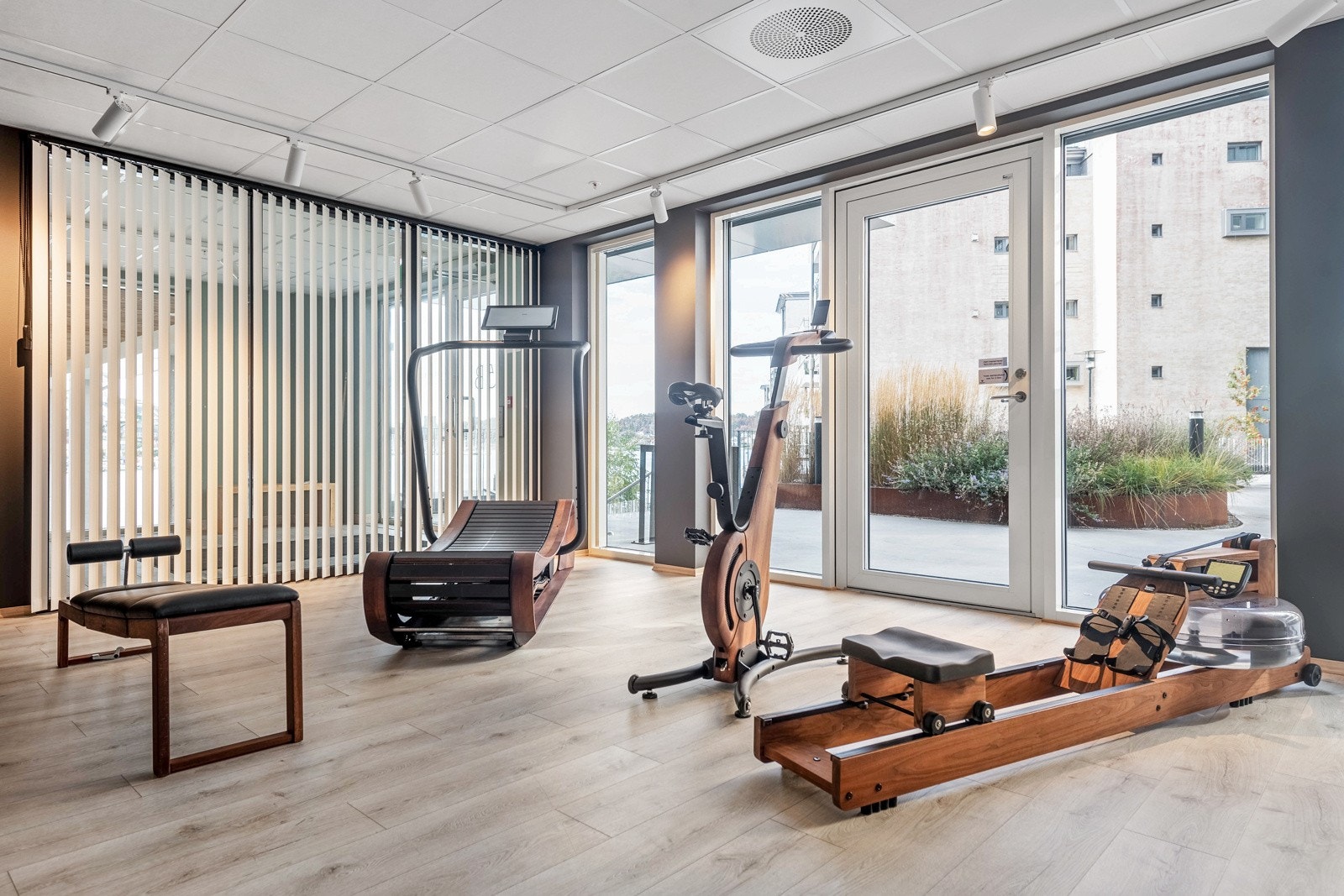 Treningsrom rett ved leiligheten Galleribilde