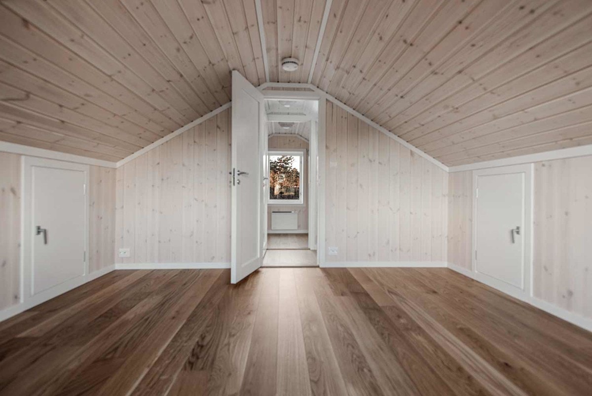 Fra ferdig hytte oppført for kunde Galleribilde