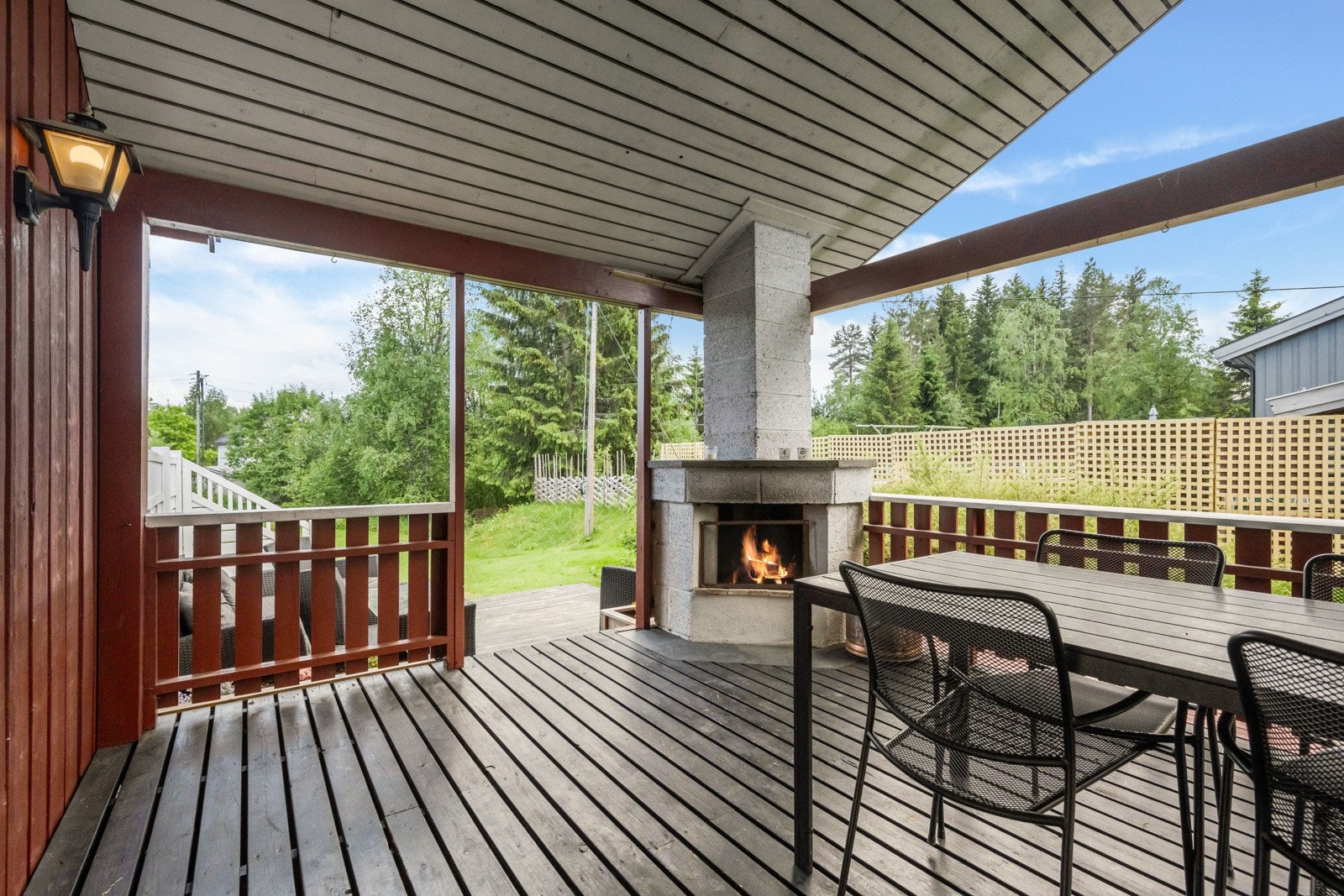 Koselig utepeis Galleribilde