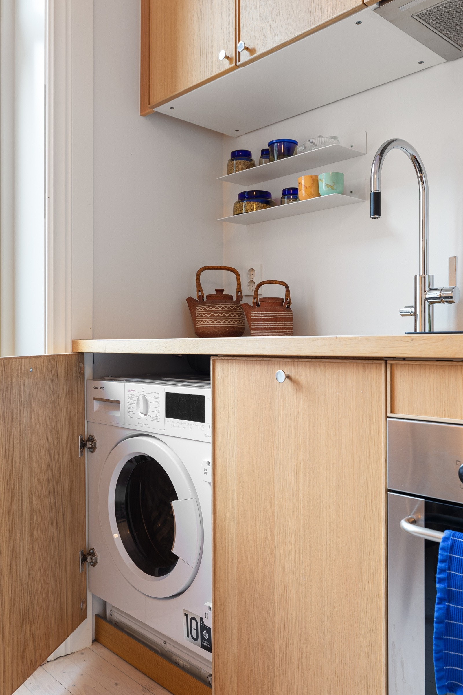 Det er også opplegg for vaskemaskin på kjøkken, ellers felles vaskeri Galleribilde