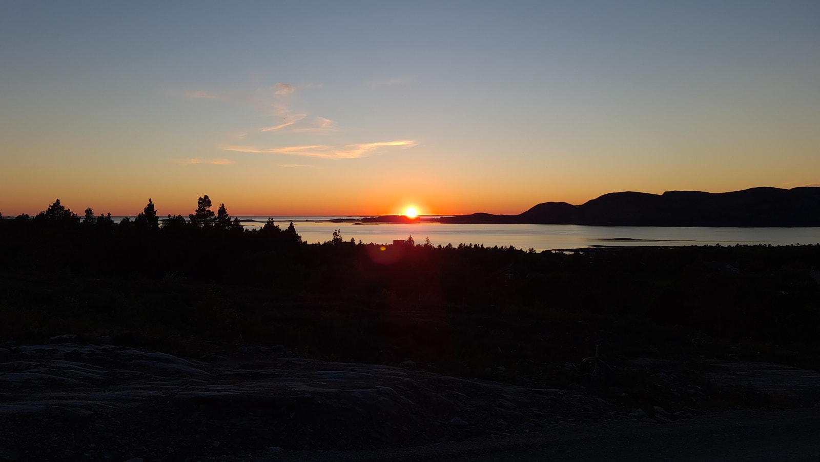 Solnedgang. Foto: grunneier Galleribilde