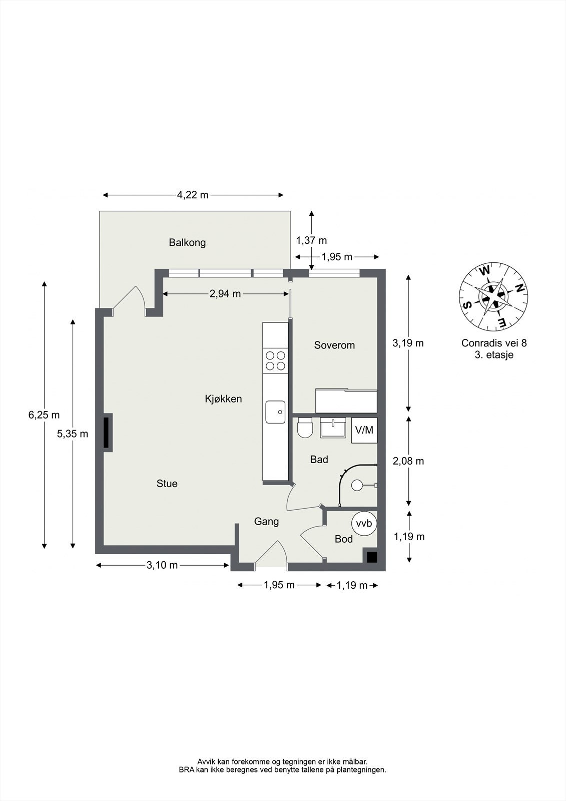 Plantegning Galleribilde